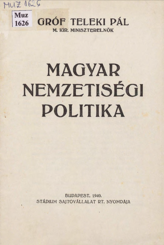 Magyar nemzetiségi politika