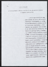 Kivonat a minisztertanács 1929. évi december hó 20-án tartott közigazgatással kapcsolatos ülésében elfogadott határozatból