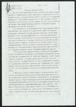 A miniszterelnök levele Magyary Zoltánnak, a közigazgatási ügyrendet érintő határozatok