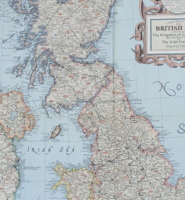 Brit-szigetek térképe